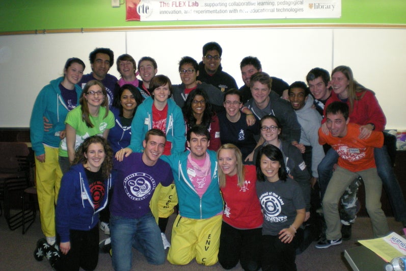 Waterloo Environment grads of 2016 at orientation