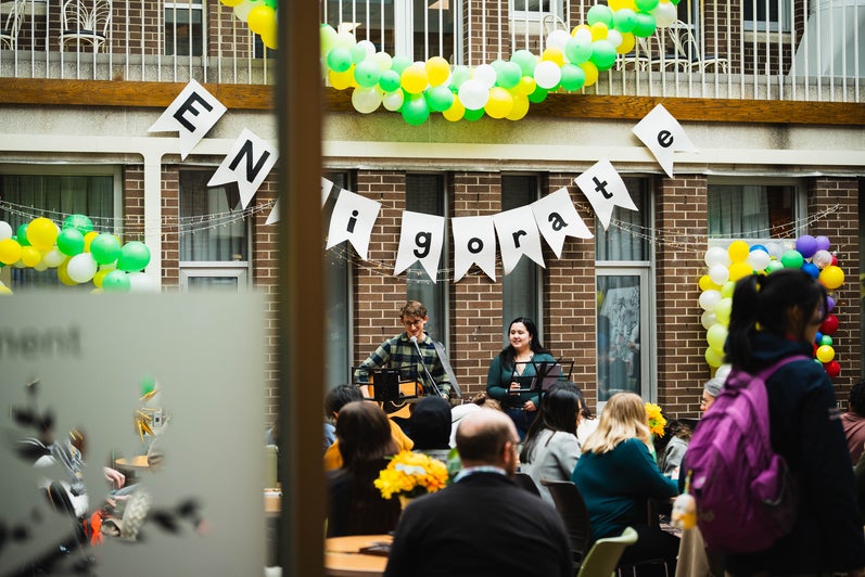 Envigorate open ceremony shot taken outside the courtyard