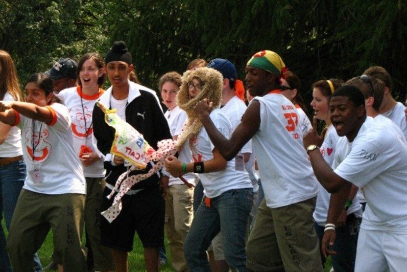 Group photo from Waterloo Environment Orientation 2006