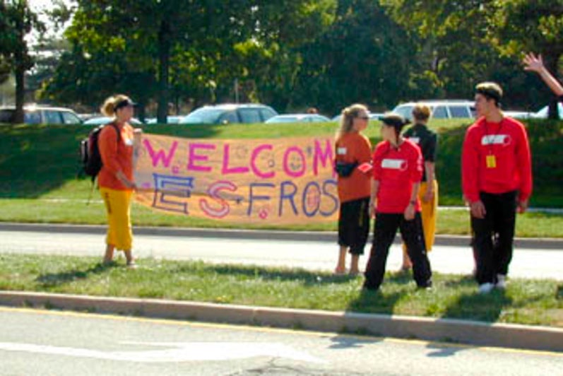 Group photo from Waterloo Environment Orientation 2006