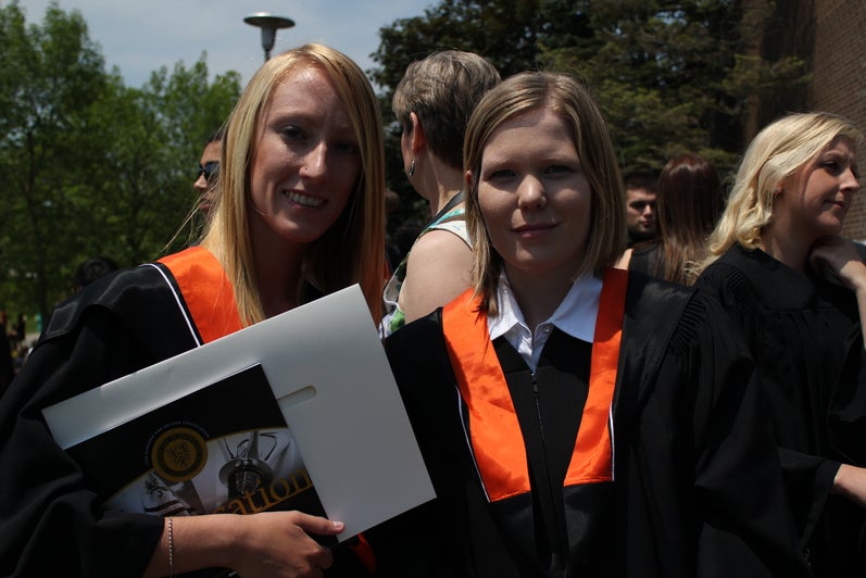 Waterloo Environment grads of 2011 at convocation