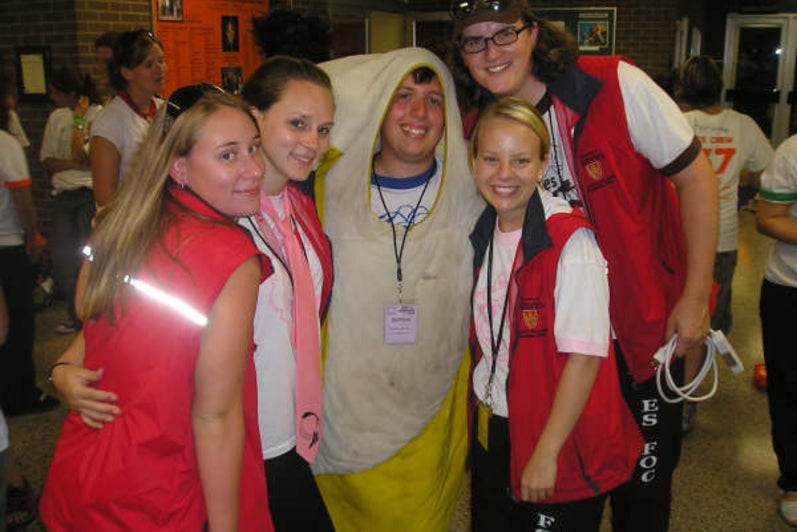 Group photo from Waterloo Environment Orientation 2006