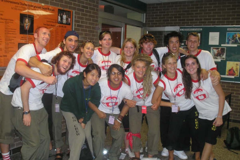 Group photo from Waterloo Environment Orientation 2006