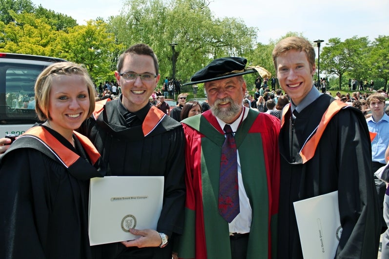 Waterloo Environment grads of 2011 at convocation