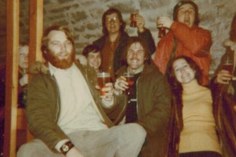 Group of people having drinks 