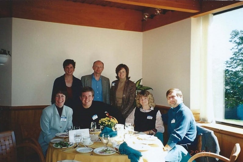 Class of 1981 classmates at reunion