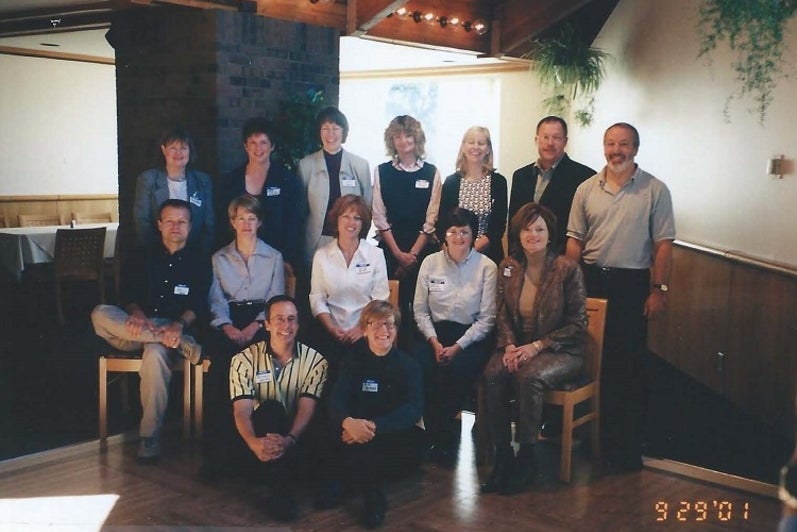 Class of 1981 classmates at reunion