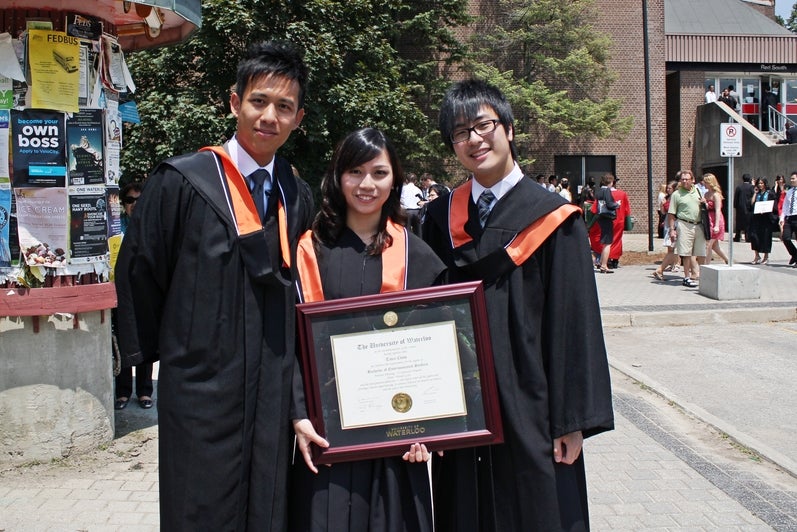 Waterloo Environment grads of 2011 at convocation