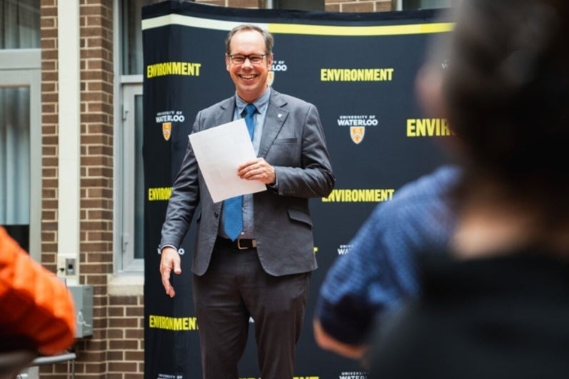 Dean Bruce Frayne's first remarks of the ceremony. 