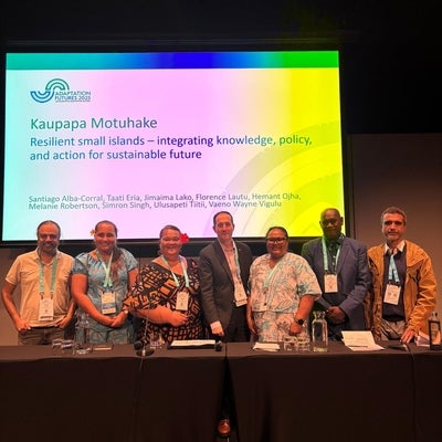 Simron Singh  at the Adaptations Futures Conference. 