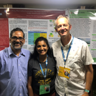 Dr. Prateep Nayak, Navya Nair and Dr. Derek Armitage.
