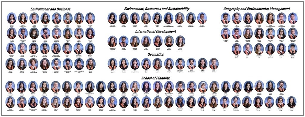 Waterloo Environment Class of 2021 composite