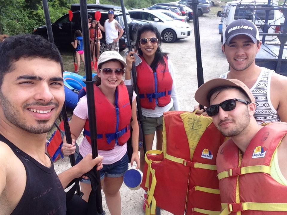 Planners go rafting