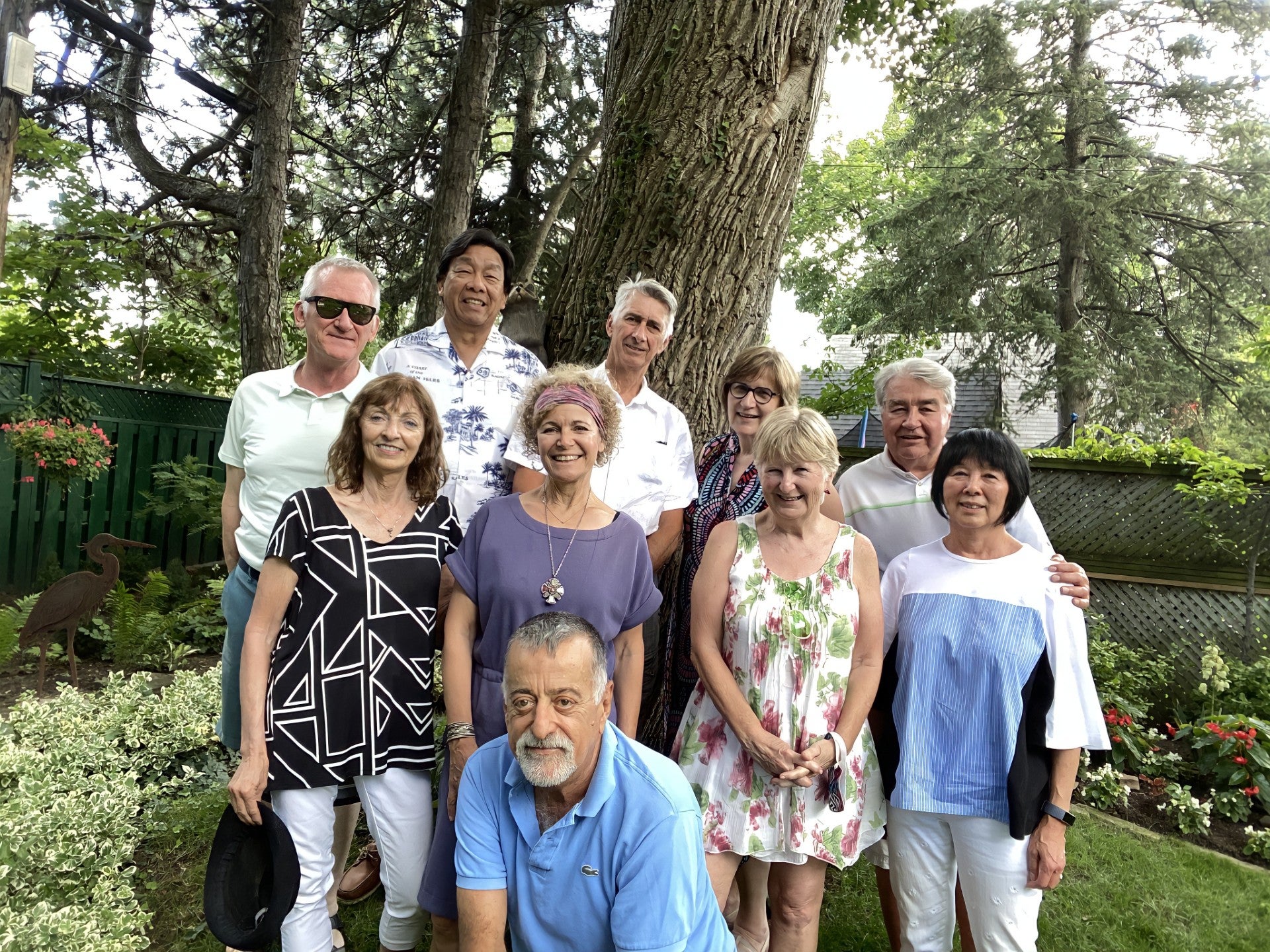 Waterloo Man-Environment class of 1976, 2021 Backyard reunion in Toronto