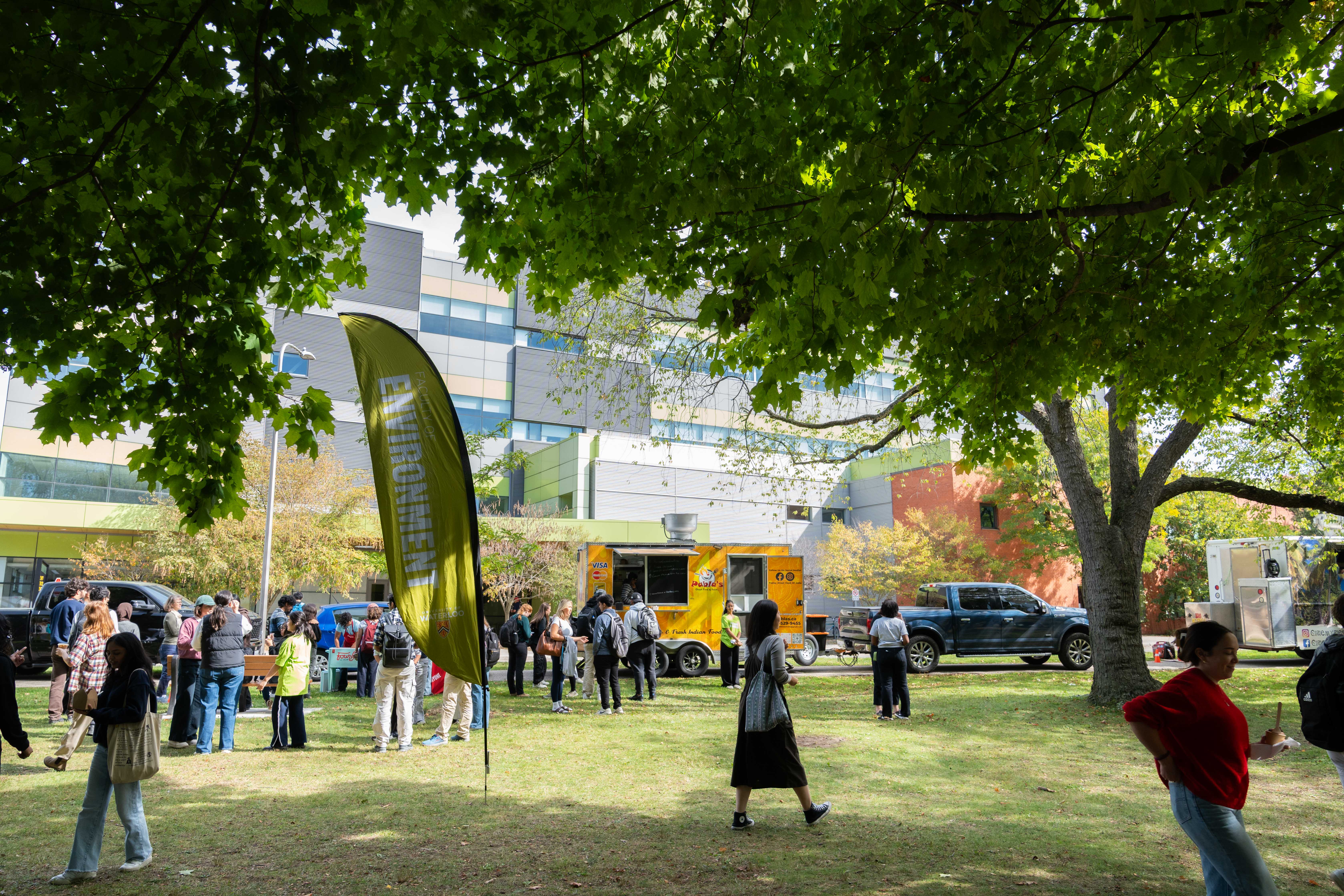 Community gathering at the event.