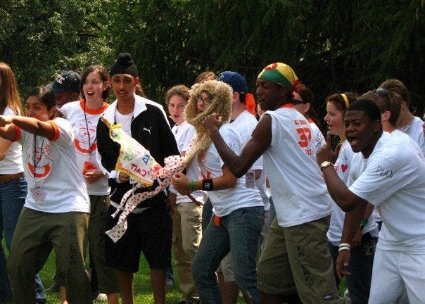 Group photo from Waterloo Environment Orientation 2006