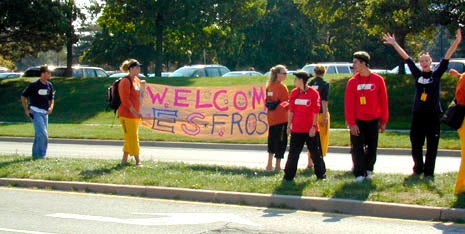 Group photo from Waterloo Environment Orientation 2006