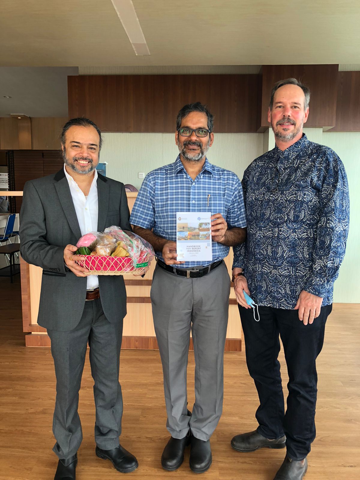 Professor Simron Singh, Associate Dean Prateep Nayak, and Dean Bruce Frayne.