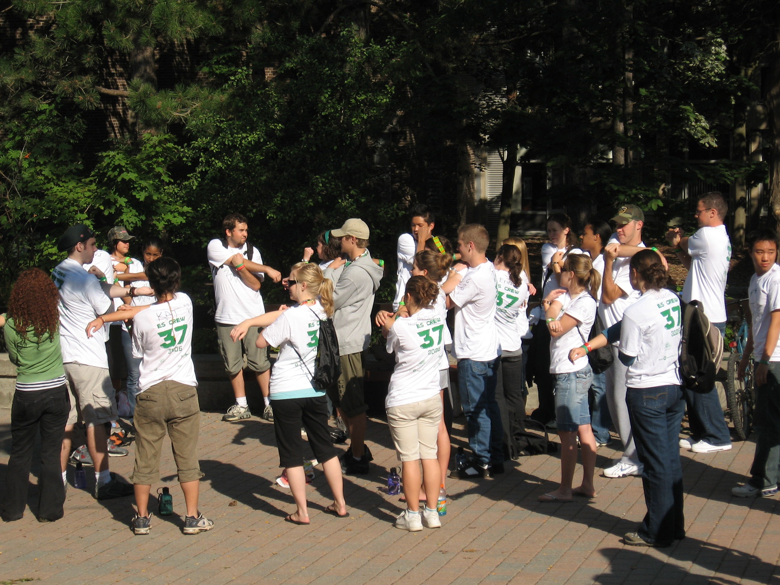 Group photo from Waterloo Environment Orientation 2006
