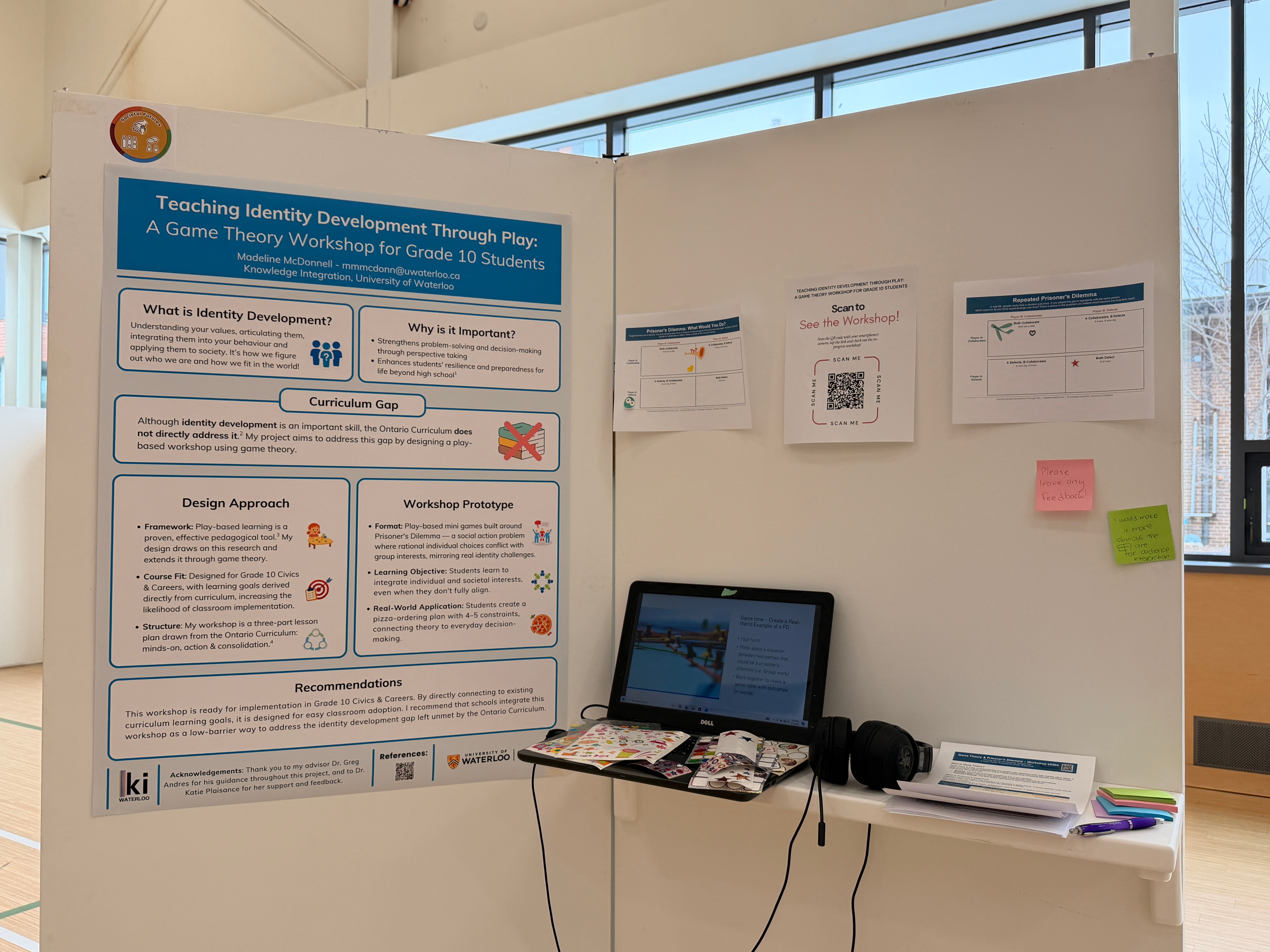 Teaching identity development through play poster