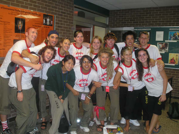Group photo from Waterloo Environment Orientation 2006