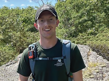 Adam Pfeifer on a hike