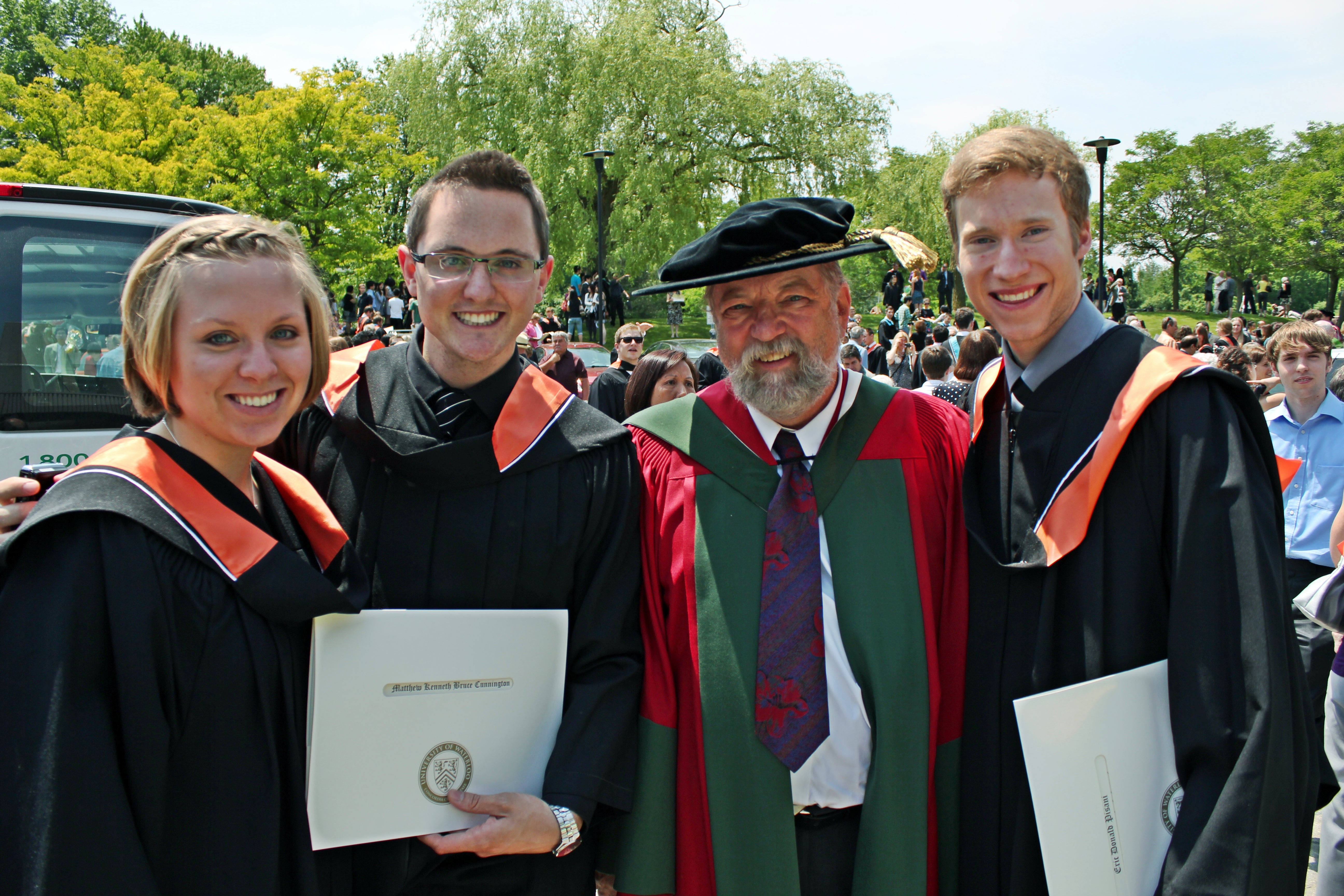 Waterloo Environment grads of 2011 at convocation