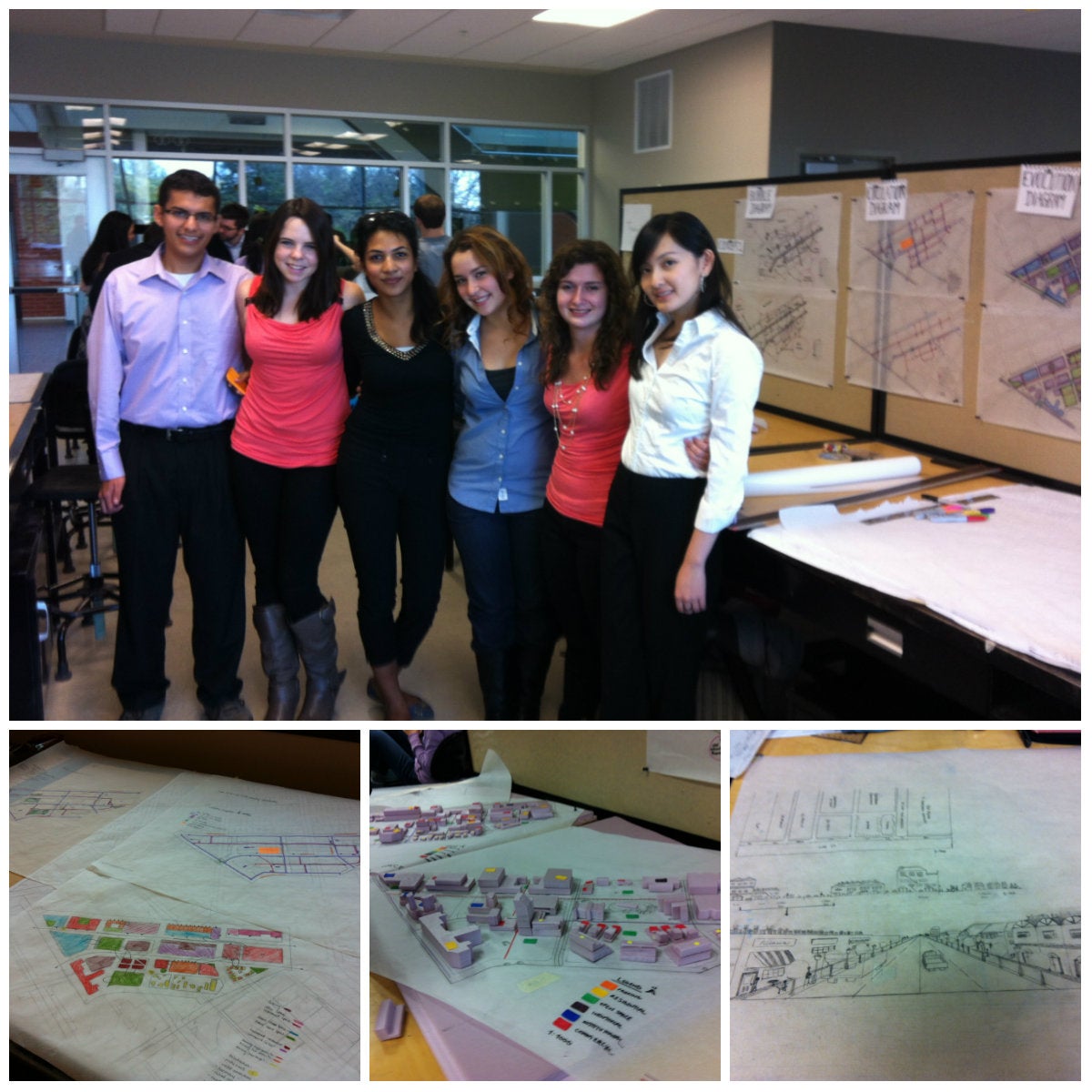 Students and their planning projects