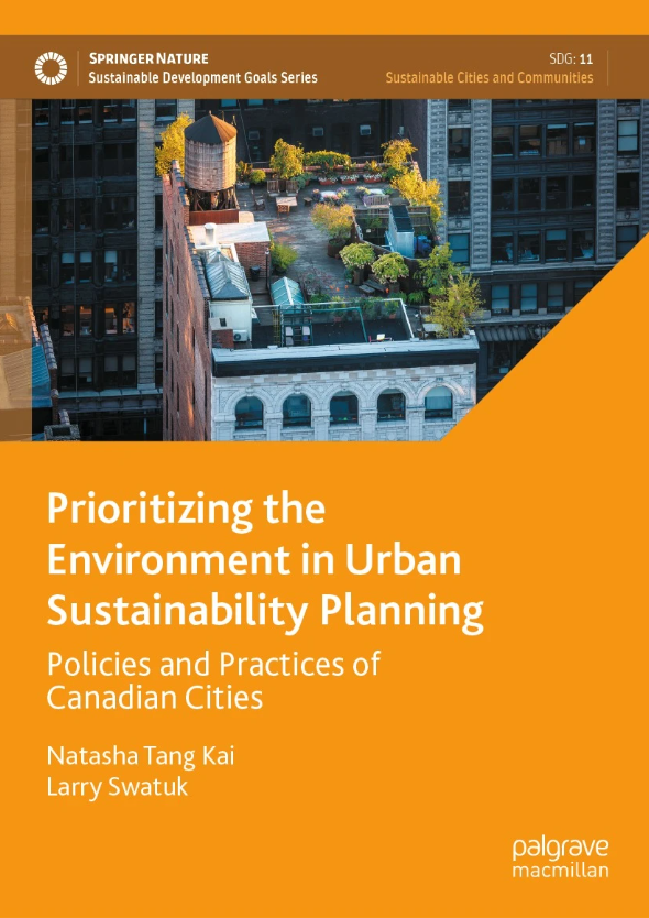 Prioritizing the environment in urban sustainability planning. Book cover.