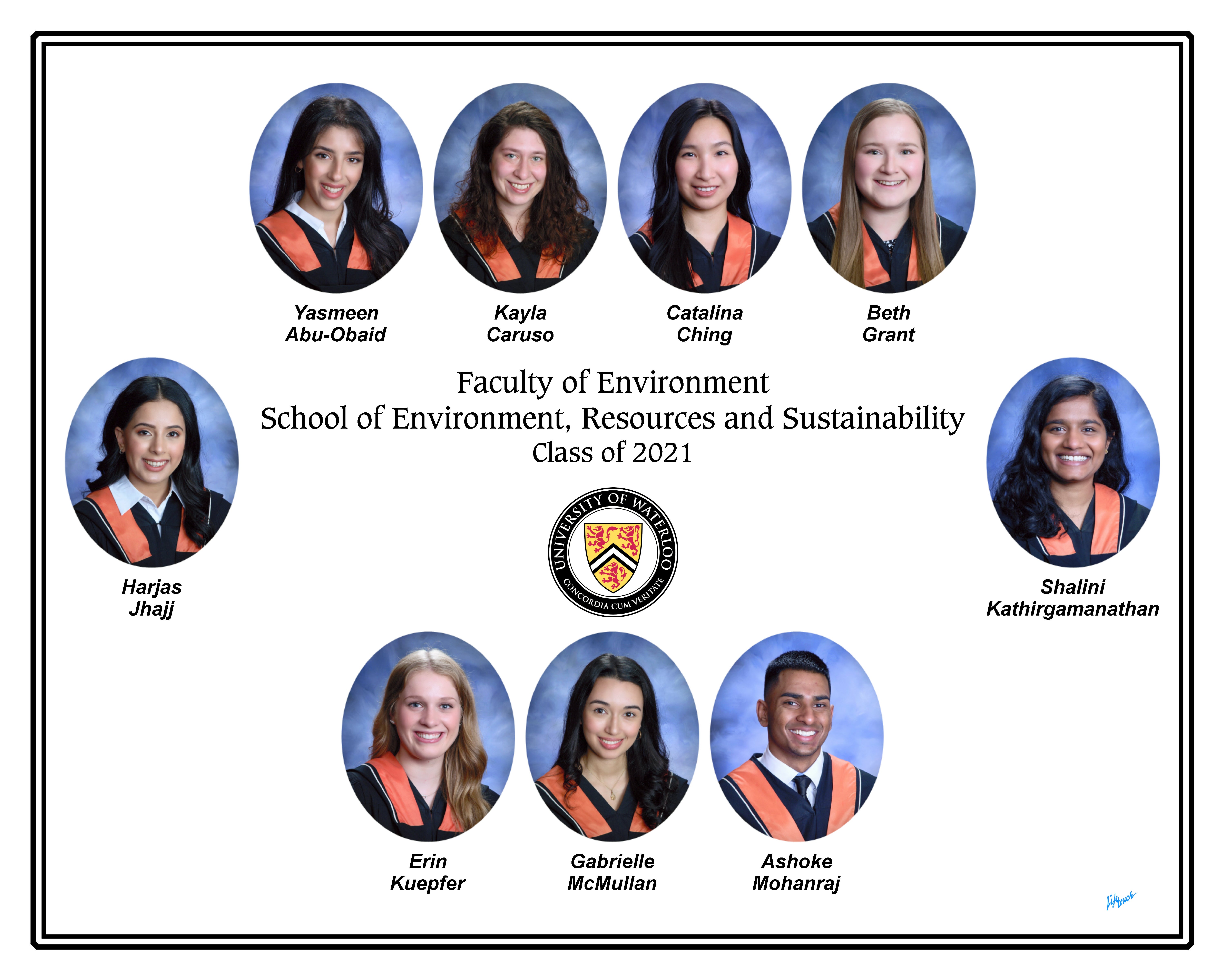 Waterloo ERS class of 2021 graduating class composite