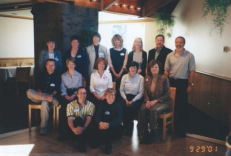 Class of 1981 classmates at reunion