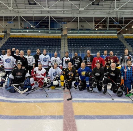 Todd Pokrywa With Hockey Team