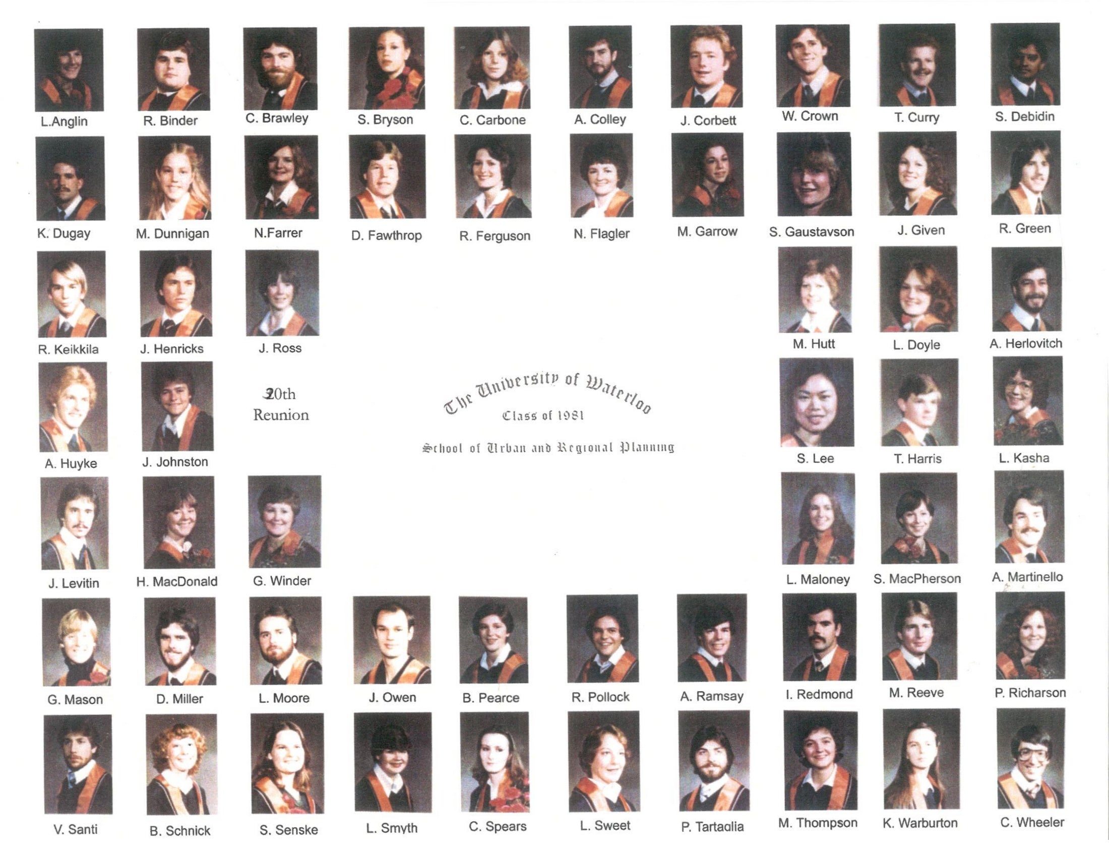 Planning 1981 class composite
