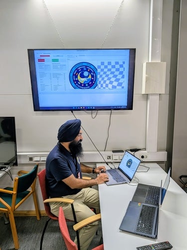 Singh at Esrange Space Center in northern Sweden