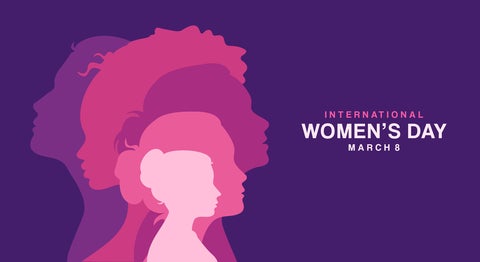 Different silhouettes of women