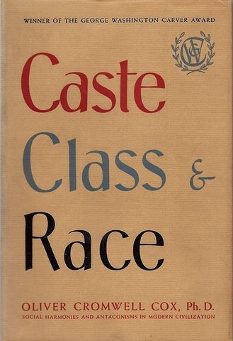 Caste Class & Race Book jacket