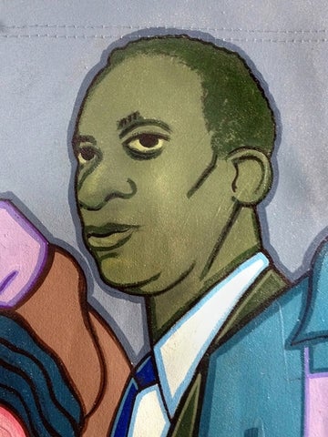 drawing of harry haywood