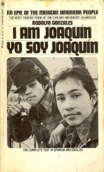 Book Jacket of I am Joaquín