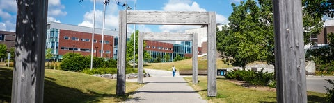 University of Waterloo entrance towards the Tathum Centre