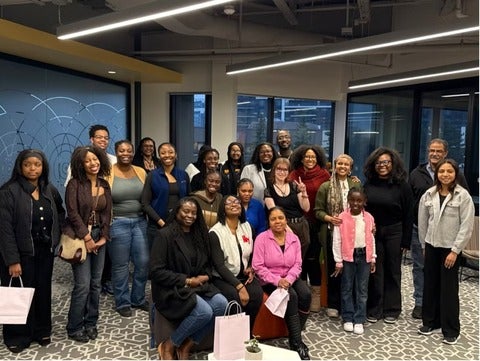 Attendees of former Fridays after 5 session