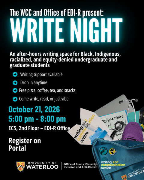 Write Night Poster