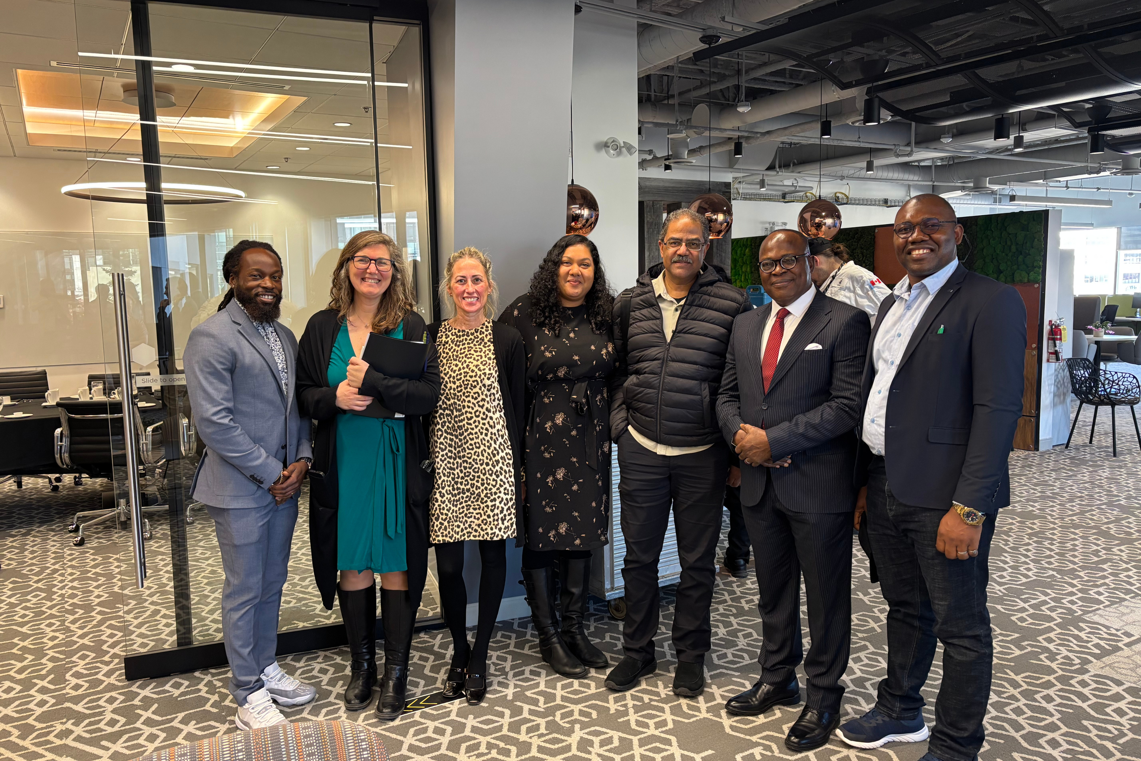 Professor Simon Uchenna Ortuanya with leaders