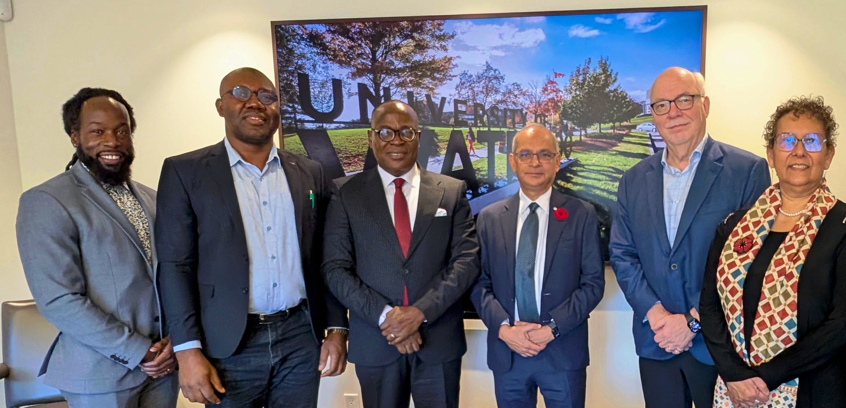 Staff photo with the VC