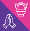 multi-faith prayer spaces with accessible washrooms icon