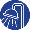 washrooms with showers icon