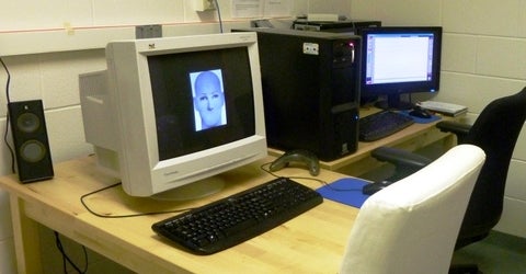 One of the ERP lab rooms