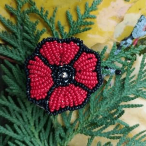 Beaded poppy 