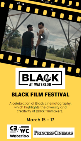 Black Film Festival event banner with description
