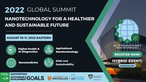 2022 Global Summit: Nanotechnology for a Healthier and Sustainable Future
