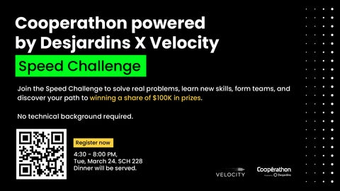 Information about Cooperathon powered by Desjardins X Velocity Speed Challenge event